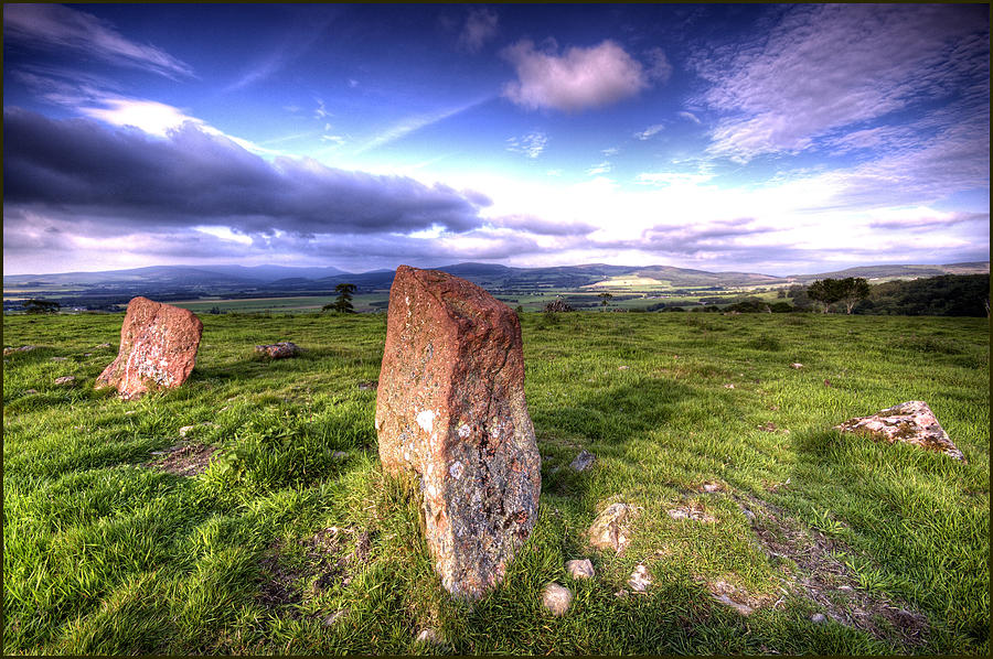 North Strone Stone Circle Photograph by Www.bryanawatsonphotography.co.uk