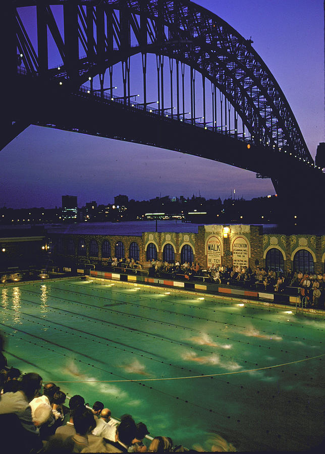 North Sydney Olympic Pool Photograph by John Dominis