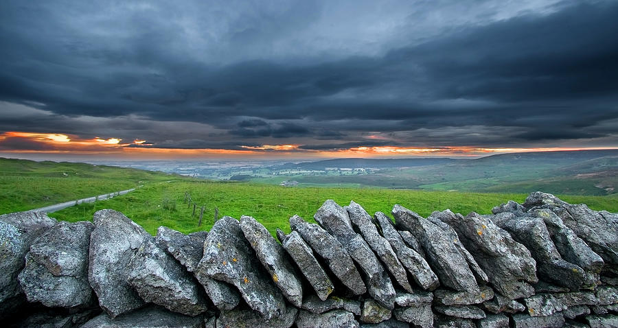 North Yorkshire Moors Sunset Photograph by Pixelda Picture License