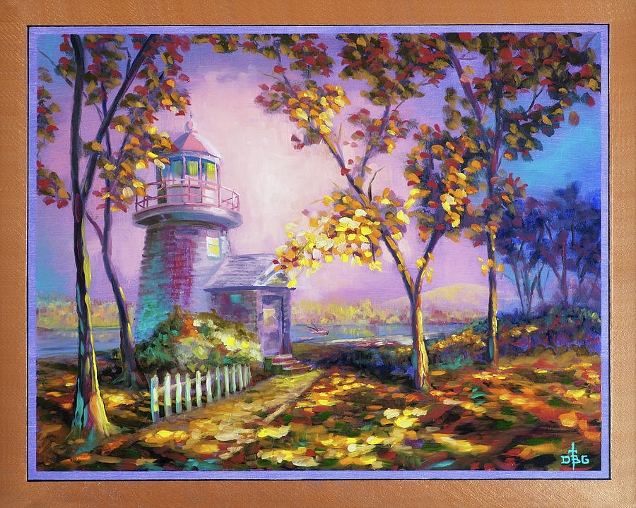 Northeast Autumn Sentinel Painting by David Bader