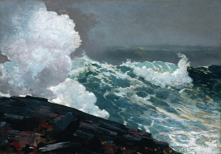 Northeaster by Winslow Homer 1895 Painting by Winslow Homer
