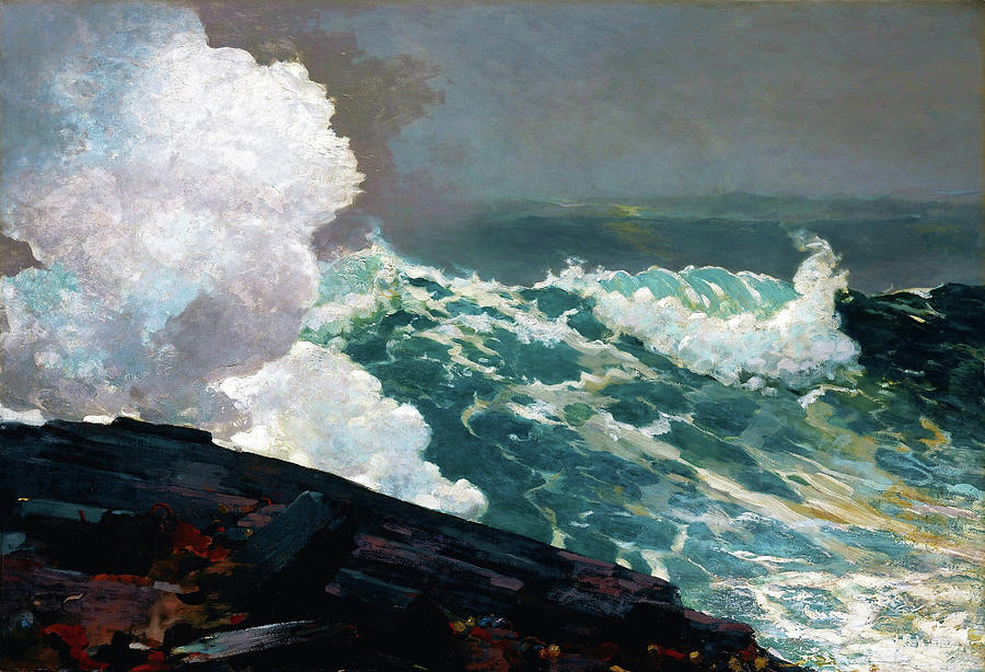 Winslow Homer Painting - Northeaster - Digital Remastered Edition by Winslow Homer