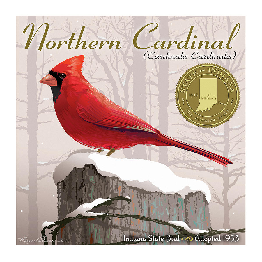 Cardinal - Indiana's State Bird
