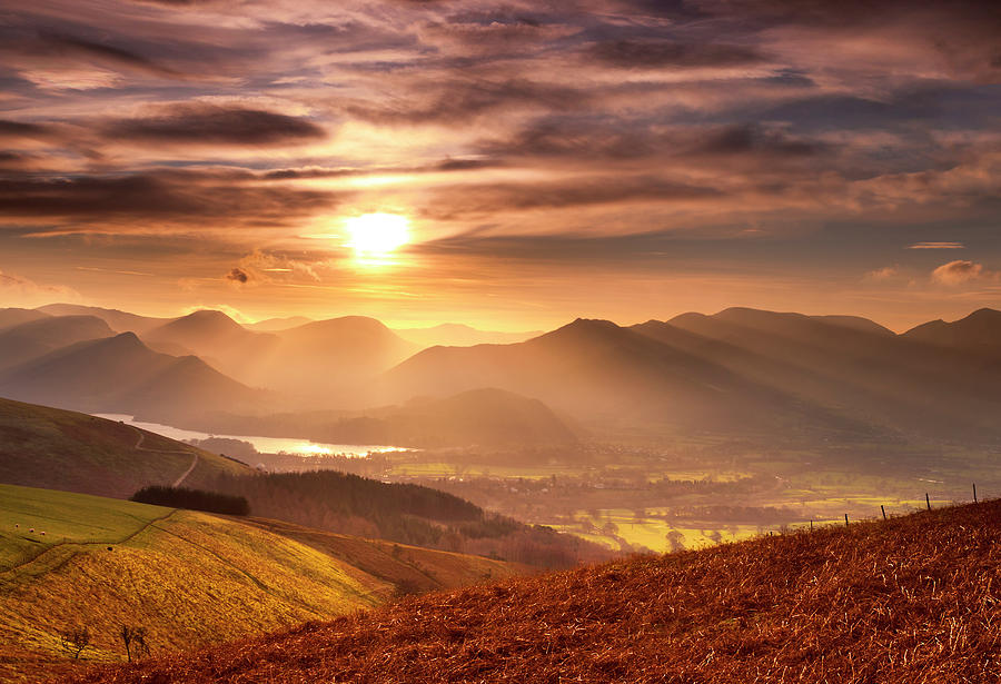 Northern Fells, Lake District Photograph by John Finney Photography