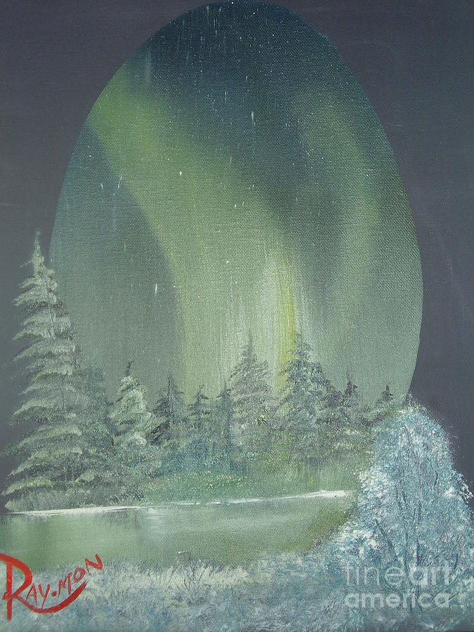 Northern Lights - 005 Painting by Raymond G Deegan