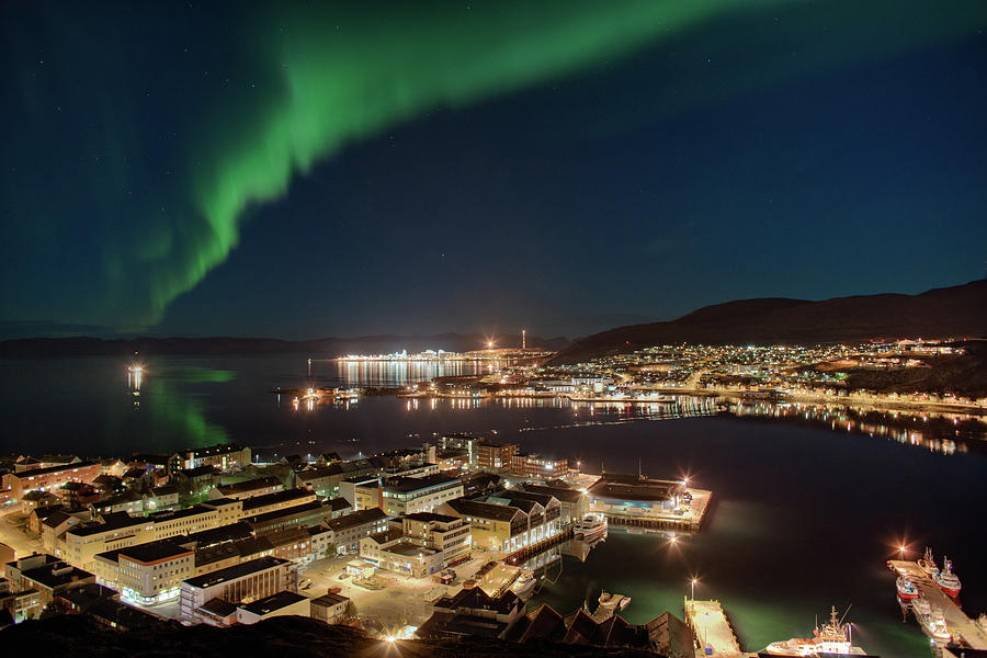 Northern Lights Hammerfest Photograph by Lars Mathisen Photography