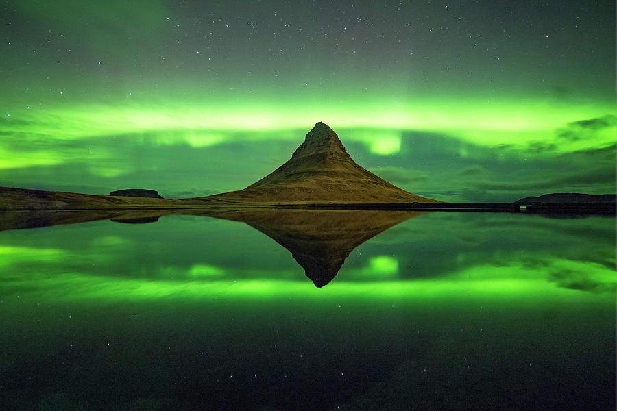 Northern Lights, Iceland Digital Art by Francesco Vaninetti