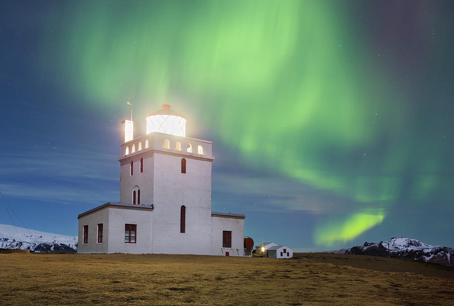 Northern Lights, Iceland Digital Art by Rainer Mirau