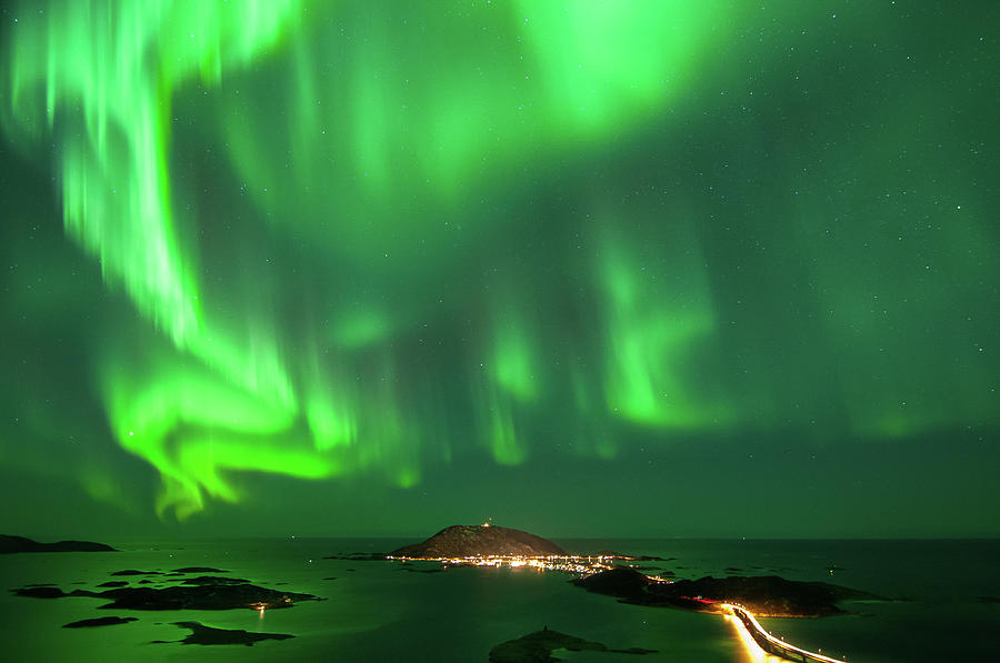 Northern Lights - Ørnflya Photograph by Bernt Olsen