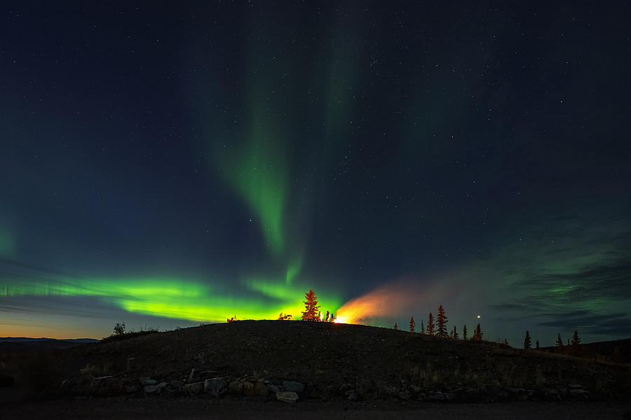 Northern Lights Photograph by Shirley Ji