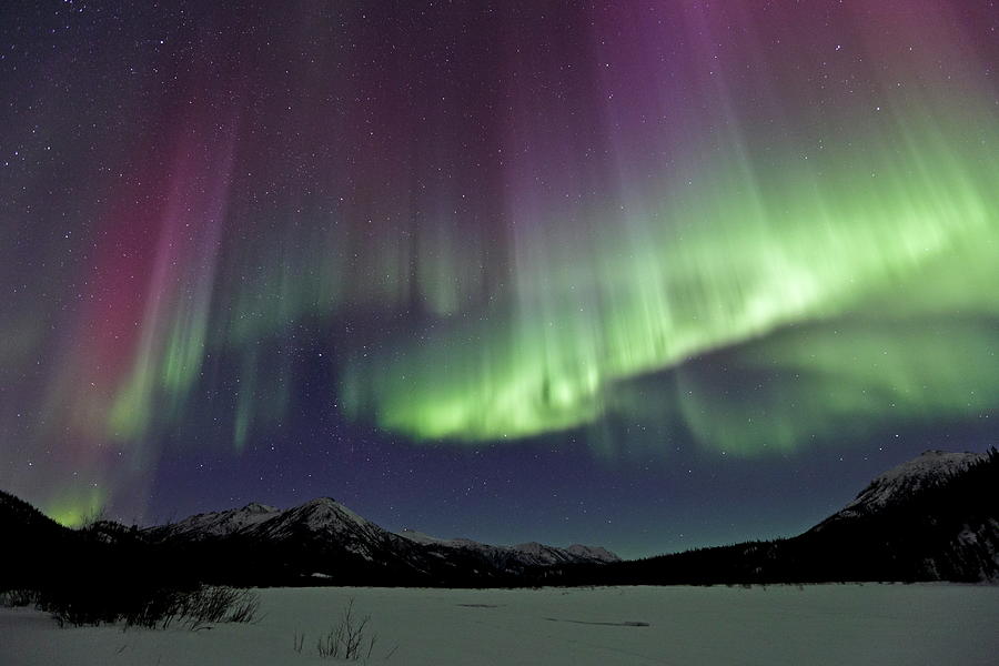 Northern Lights, Wiseman, Alaska Digital Art by Bernd Rommelt