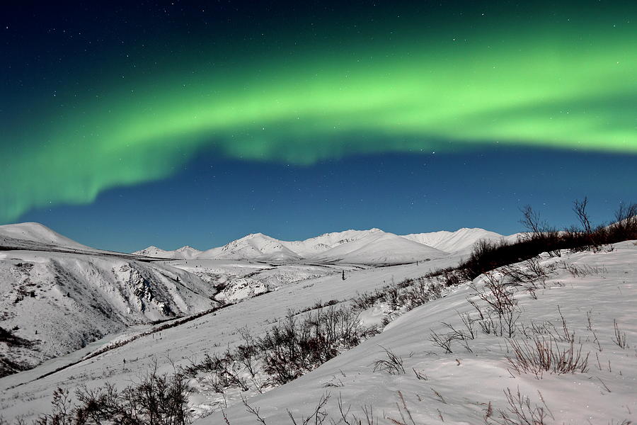 Northern Lights, Yukon Territory, Ak Digital Art by Bernd Rommelt