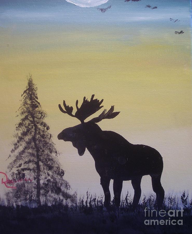 Northern moose - 095 by Raymond G Deegan Northern moose - 095 by Raymond G Deegan