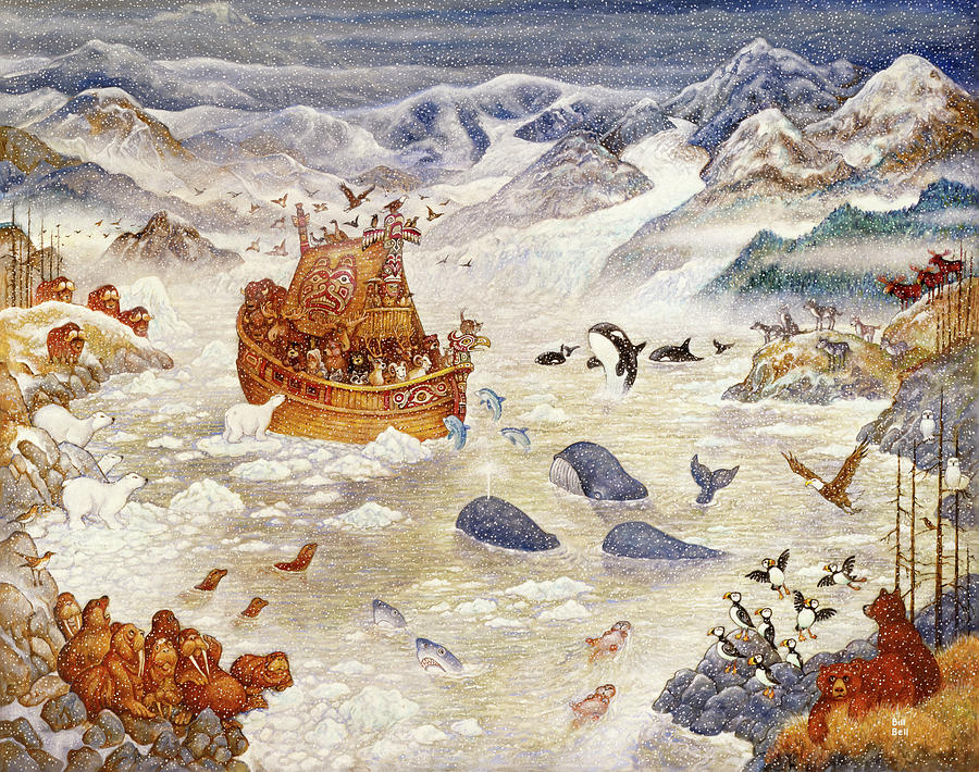 Animal Painting - Northern Noah by Bill Bell