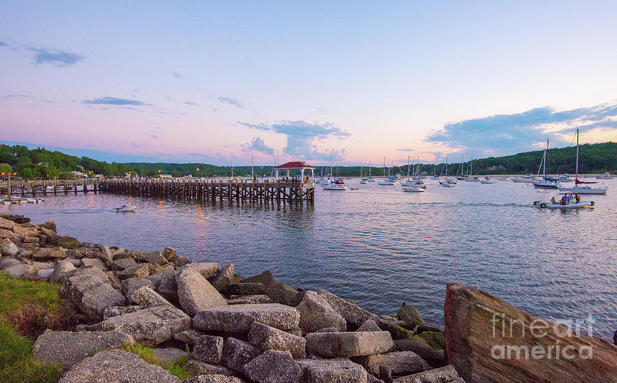 Northport Dock at Dusk Photograph by Vera Chwostyk | Fine Art America