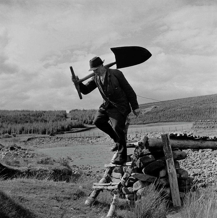 Northumbrian Farmer Photograph by Bert Hardy
