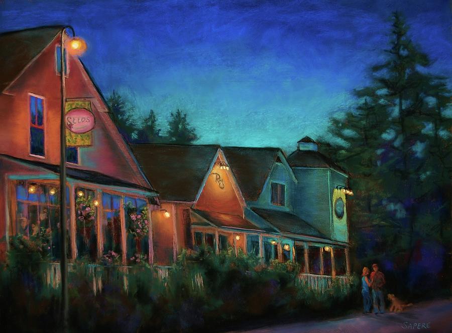 Northwest Evening - La Conner Painting by Lynee Sapere