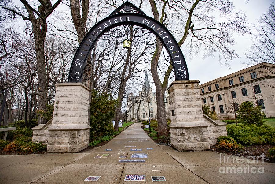 Northwestern University - Sheridan Road Entrance Photograph by David Bearden