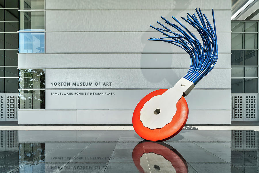 Norton Museum, Palm Beach, Fl Digital Art by Laura Zeid