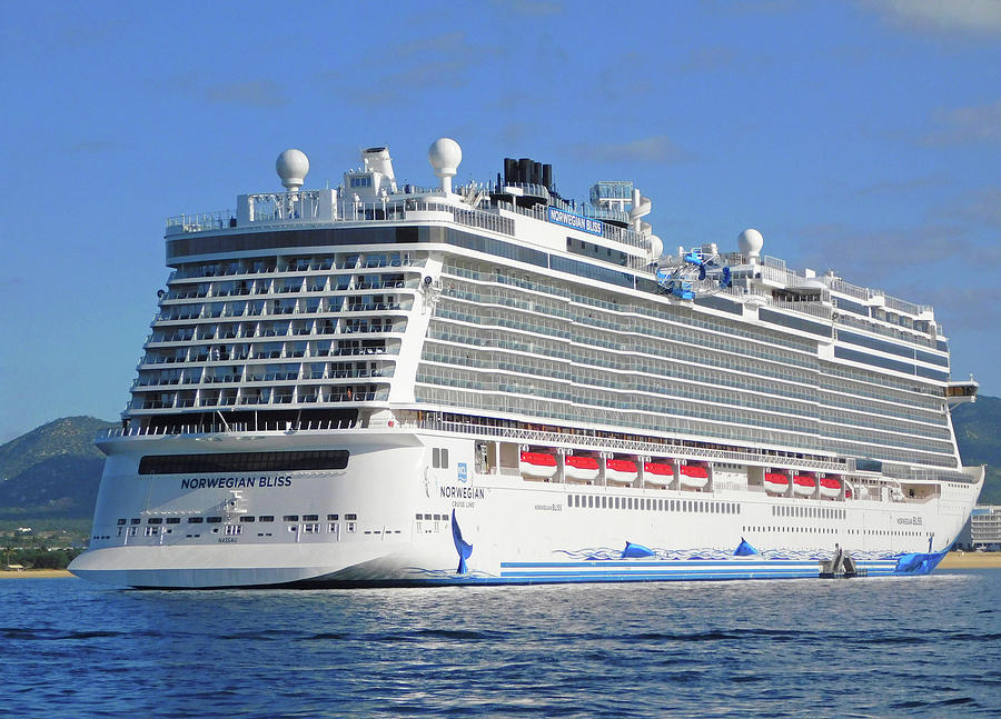 Norwegian Bliss Mega Ship Photograph by Emmy Marie Vickers