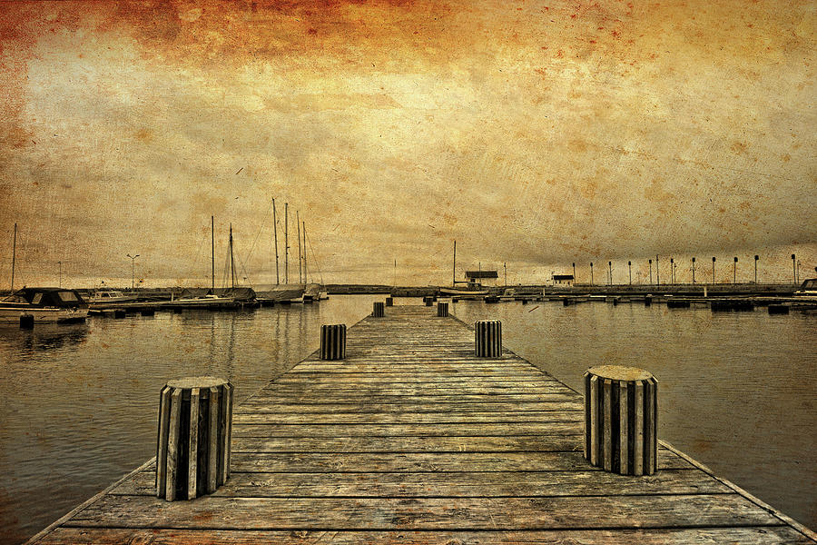 Norwegian Dock Canvas Photograph by Bill Chizek