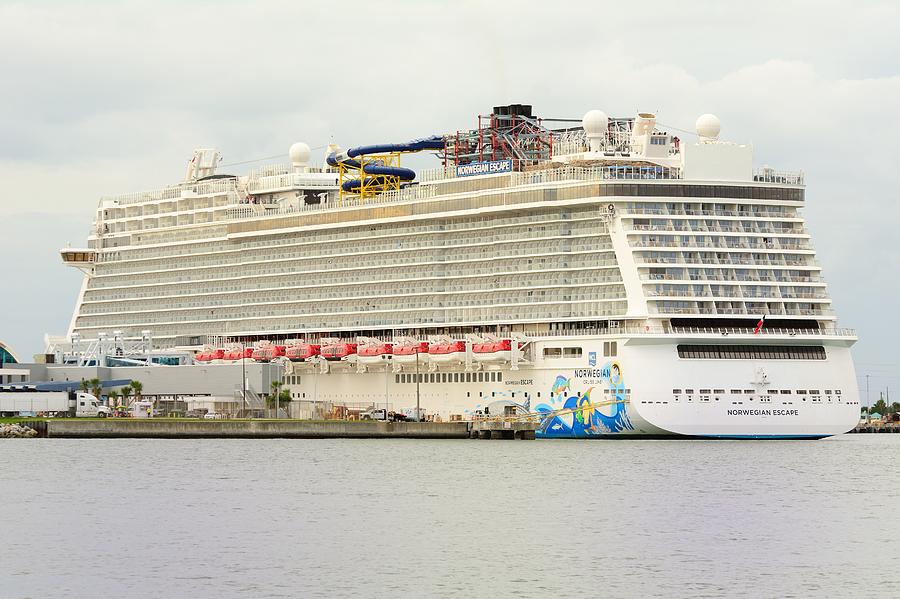 Norwegian Escape in Port Photograph by Bradford Martin