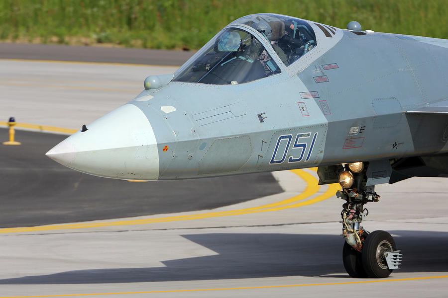 Nose Cone Of A Sukhoi T 50 Su 57 Pak Fa Photograph By Artyom Anikeev