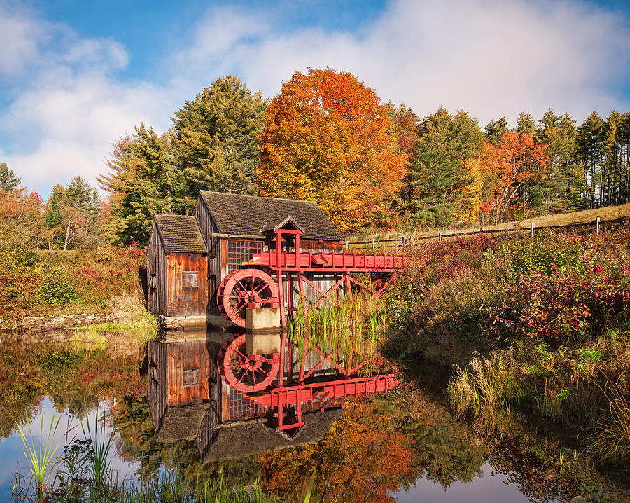 Fall Photograph - Nostalgic Mirror by Michael Blanchette Photography