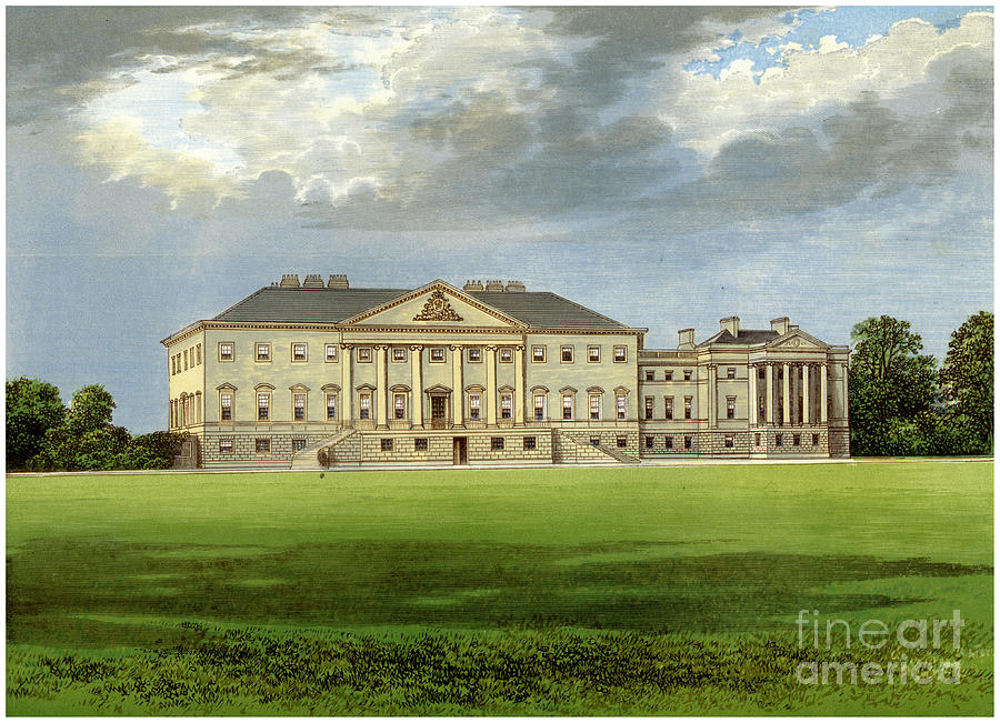 Nostell Priory, Yorkshire, Home Drawing by Print Collector