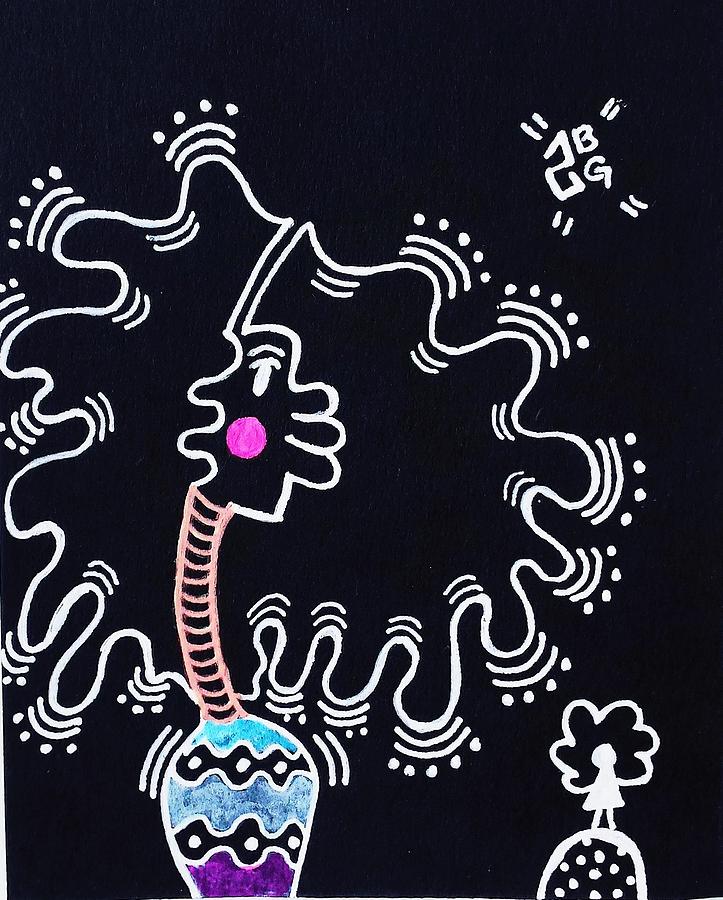 Not Black And White Mixed Media by Shenika Hamilton Fine Art America