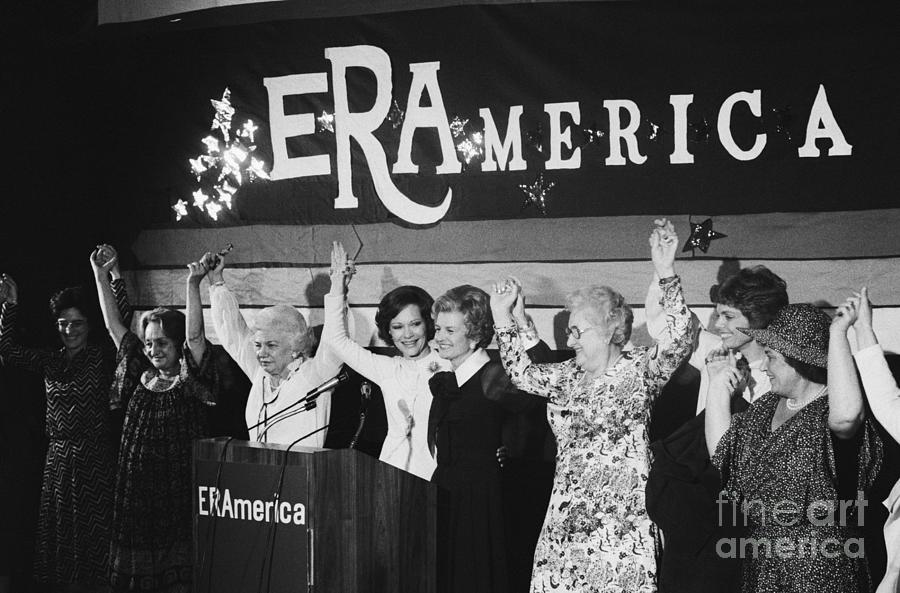 Notable Women Rallying For Equal Rights Photograph by Bettmann