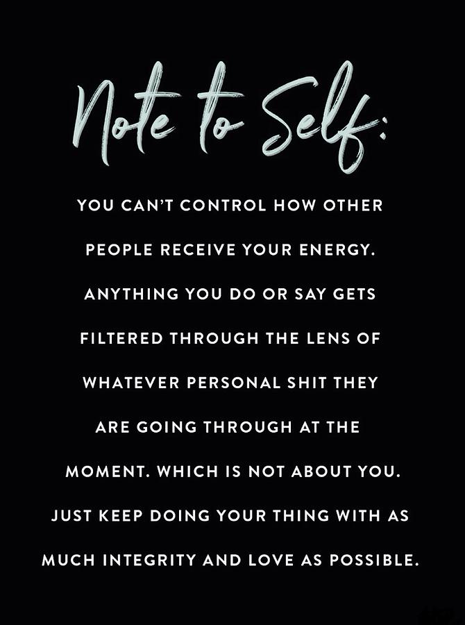 Note to Self by ANTHONY FISHBURNE Note to Self by ANTHONY FISHBURNE