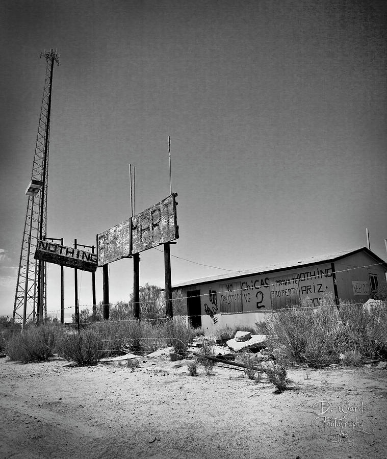 Nothing, Arizona Photograph by Diana Ward - Fine Art America