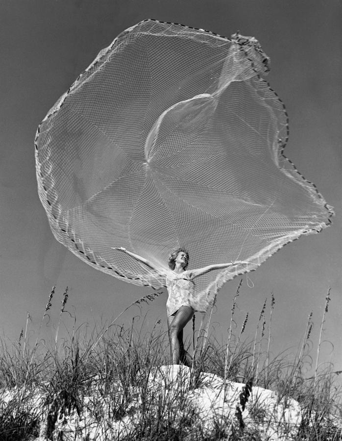 Nothing But Net, Florida In 1960 Photograph by Keystone-france