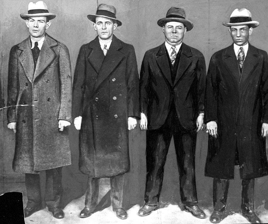 Notorious Criminals All L. To R. Ed Photograph by New York Daily News Archive