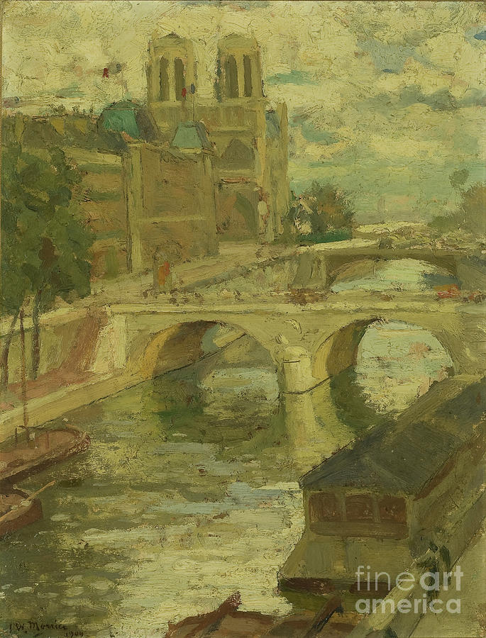 Notre Dame, 1904 Painting by James Wilson Morrice