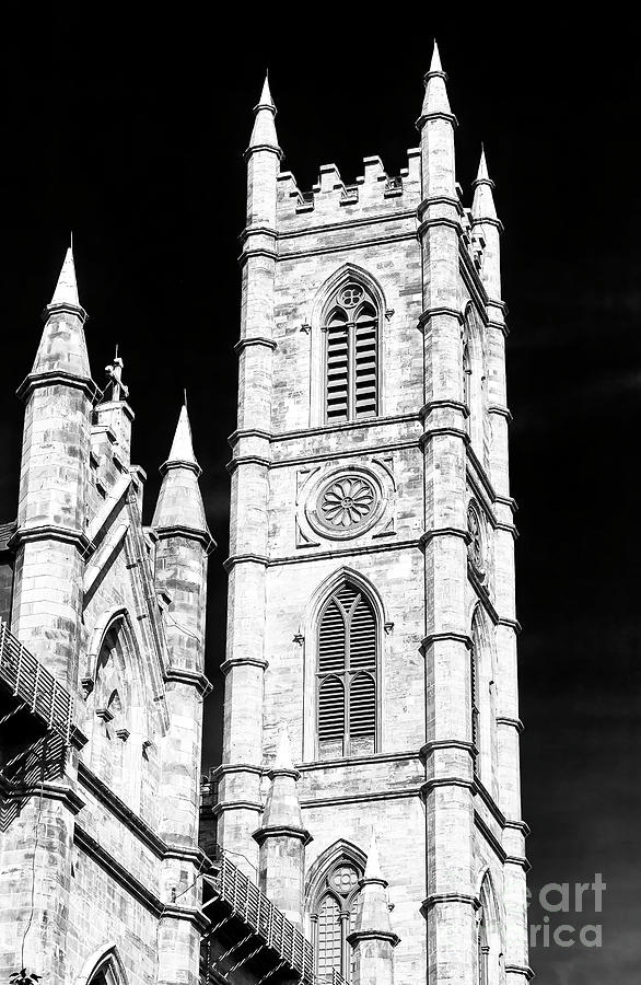 Notre Dame Angles in Montreal Photograph by John Rizzuto