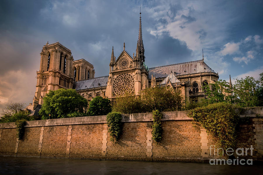 Notre Dame at the Seine, Paris 2016 Photograph by Liesl Walsh