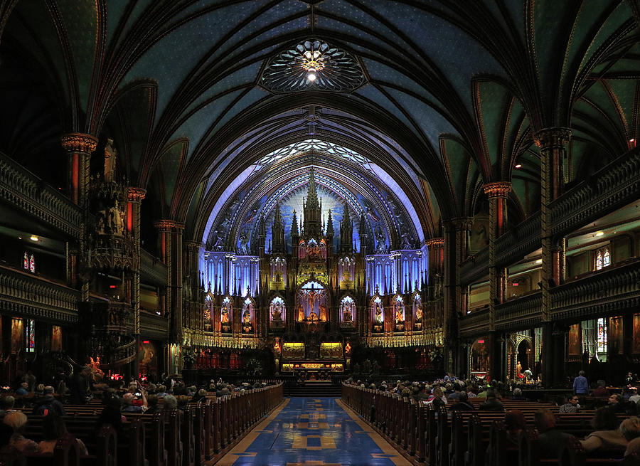 Notre-Dame Basilica Photograph by Dave Mills