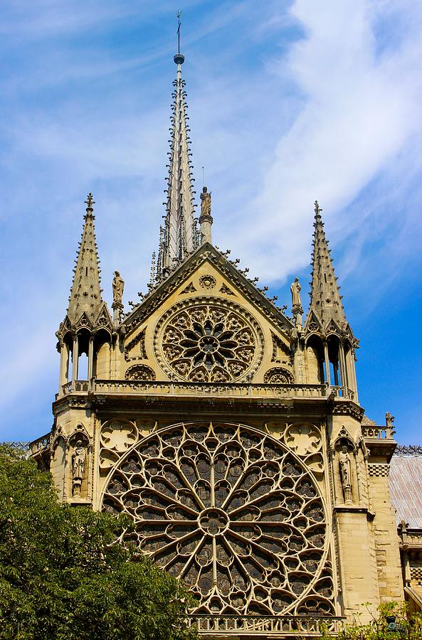 Paris Photograph - Notre Dame Cathedral 2 by Lark Hickey
