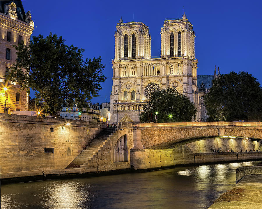 Notre Dame Cathedral Evening Photograph by Jemmy Archer