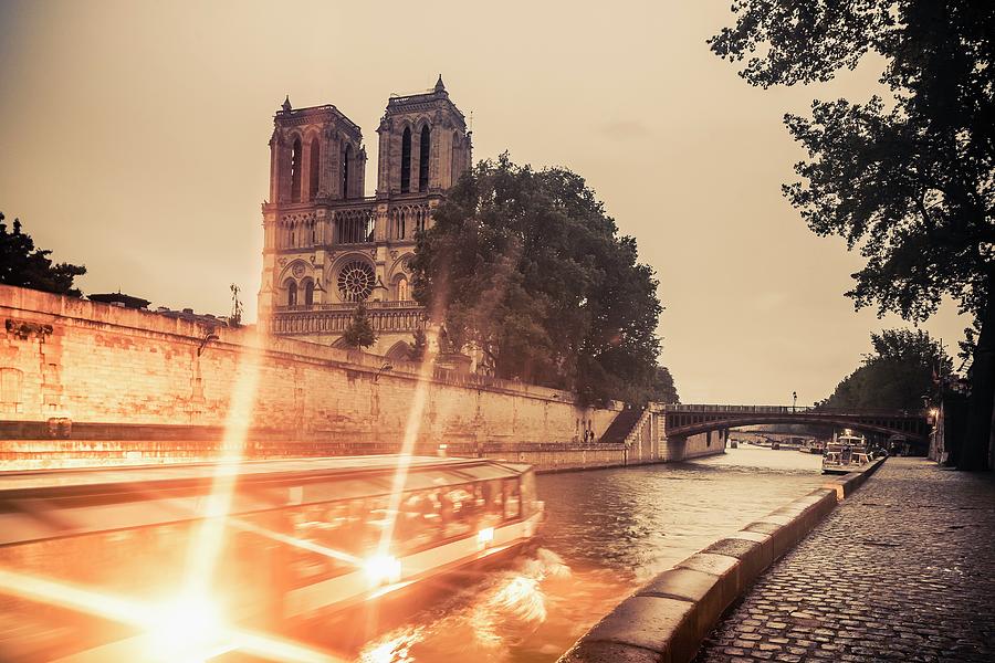 Architecture Digital Art - Notre Dame Cathedral In Paris by Antonino Bartuccio