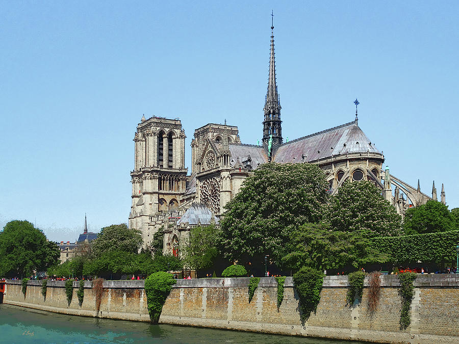 Notre Dame Cathedral, Paris  Photograph by Gordon Beck