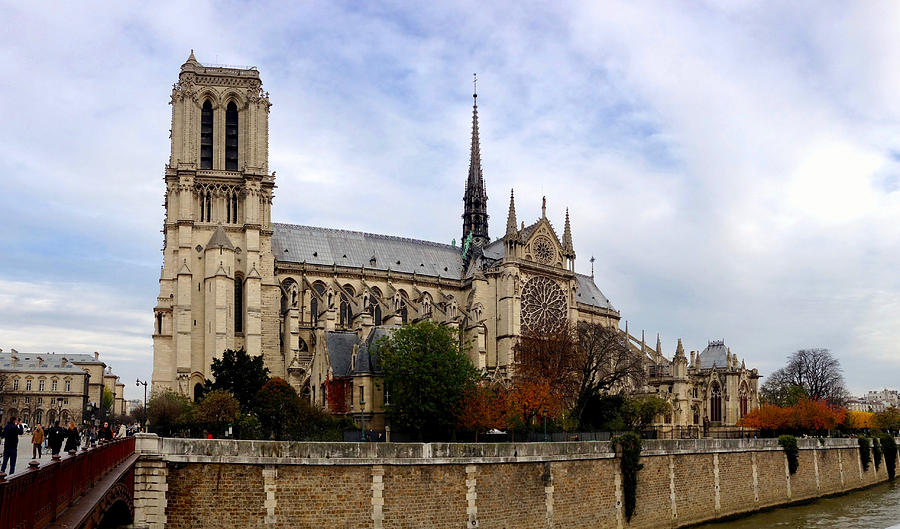 Notre Dame Cathedral, Paris, France - South facade Photograph by Life Makes Art