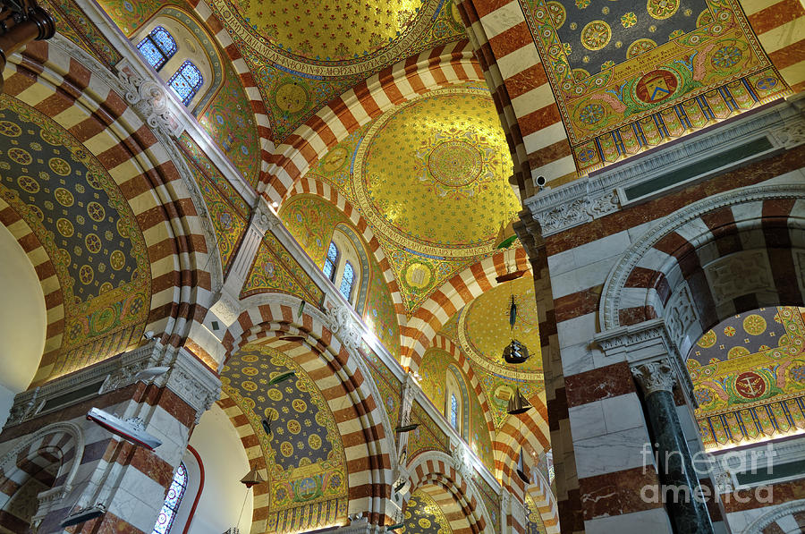 Notre-Dame de la Garde Cathedral Interior by Angelo DeVal Notre-Dame de la Garde Cathedral Interior by Angelo DeVal