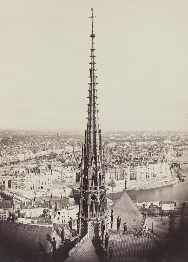 Notre-dame De Paris, Spire And Roof Photograph by Science Source