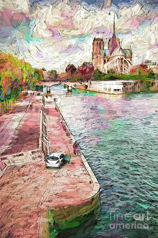 Notre Dame from Sully Photograph by Jack Torcello