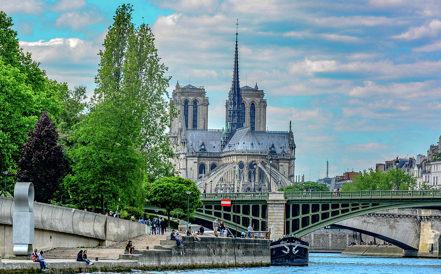 Notre Dame, Paris Beauty Photograph by Marcy Wielfaert