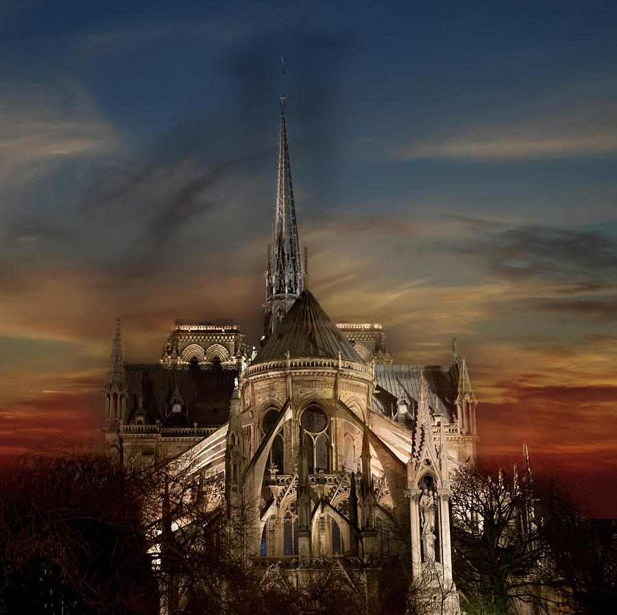 Notre Dame Paris Photograph by Evie Carrier