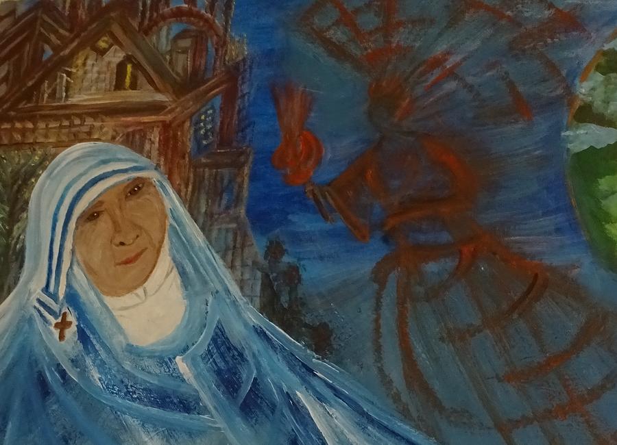 Notre Dame  Painting by Project Return